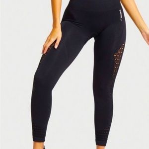 Black Energy Seamless High Waist Leggings